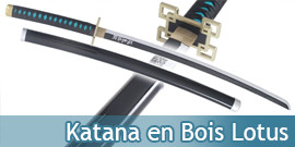 Katana en Bois Cosplay Lotus