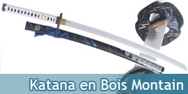 Katana en Bois Montain