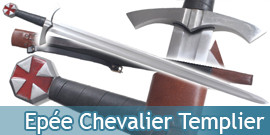 Épée Templière Forgée -...