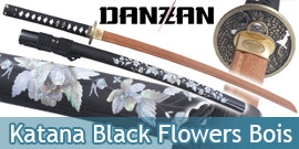 Danzan Katana Black Flowers...