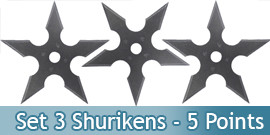 Pack 3 Etoiles a Lancer...