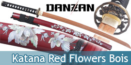 Danzan Katana Fleur en Bois...