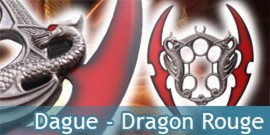 Dague - Dragon rouge