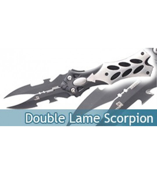 Couteau Double Lame Scorpion Master Cutlery