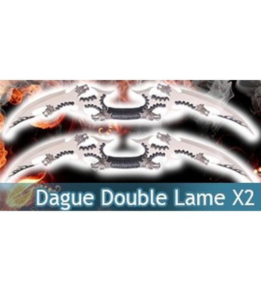 Dague Double Lame Dragon X2