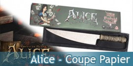 Alice Madness Dague Coupe Papier Ouvre Lettre