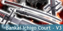 Bankai Ichigo Court Red V3 - Katana