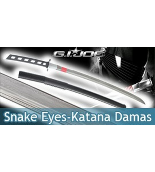 Gi Joe - Snake Eyes Katana Damas