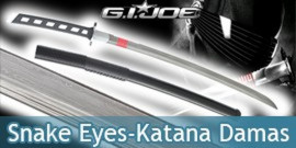 Gi Joe - Snake Eyes Katana Damas