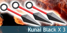 Kunai Black X3