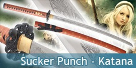 Sucker Punch Katana Babydoll Epée Master Cutlery