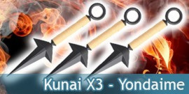 Yondaime Kunai X3