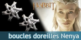 Le Hobbit Bijoux Galadriel Boucles Oreilles Nenya