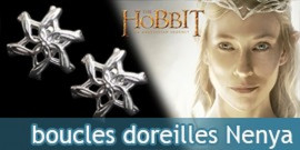 Galadriel boucles doreilles  Nenya