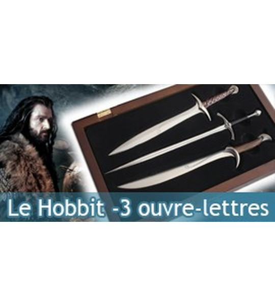 Hobbit - Set de 3 ouvre-lettres