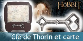 Hobbit - Cle de Thorin et carte taille reelle