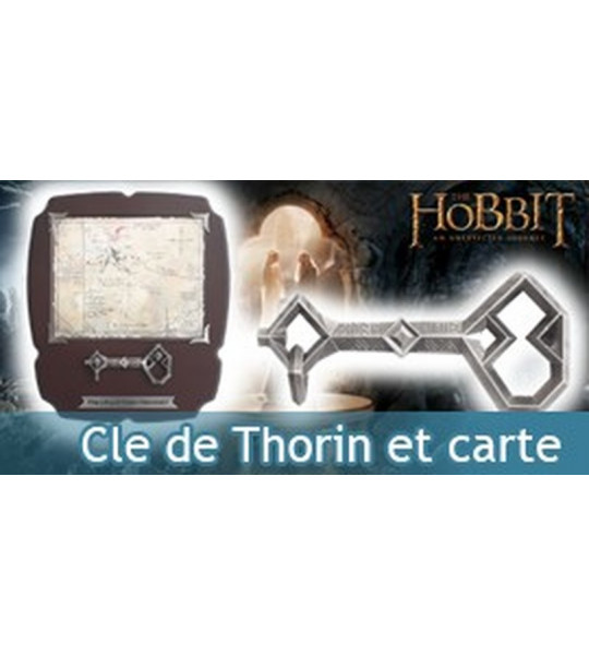 Hobbit - Cle de Thorin et carte taille reelle