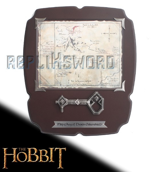 Hobbit - Cle de Thorin et carte taille reelle