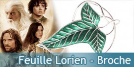 Feuille de la Lorien - Broche