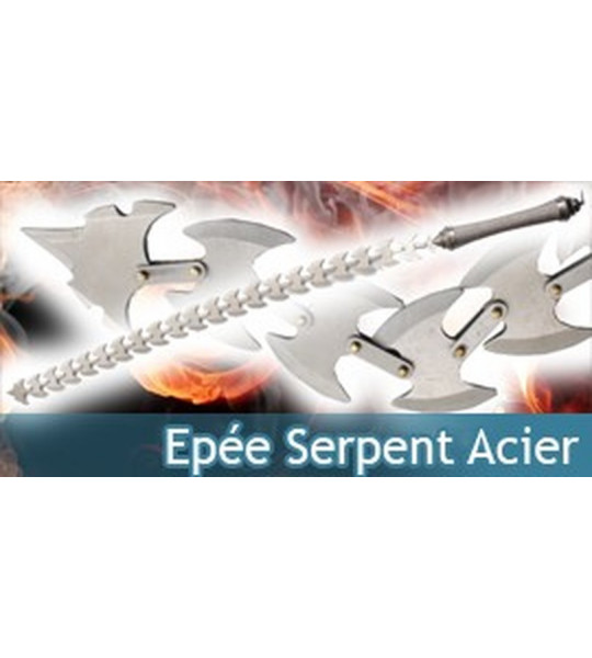 Epée Serpent Acier