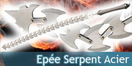 Epée Serpent Acier