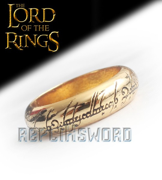 Le Seigneur des Anneaux Bijoux, Anneaux Unique de Frodon, Anneaux de Hobbit, NN0903 Repliksword