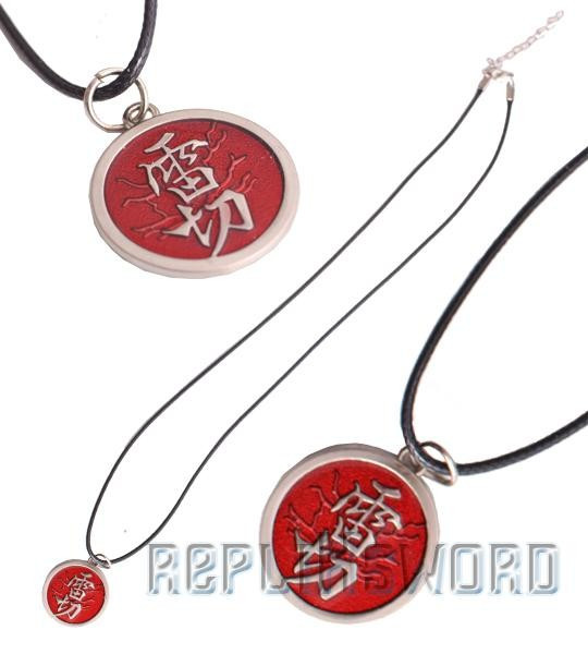 Collier pendentif métal NARUTO chaine acier shippuden collection manga