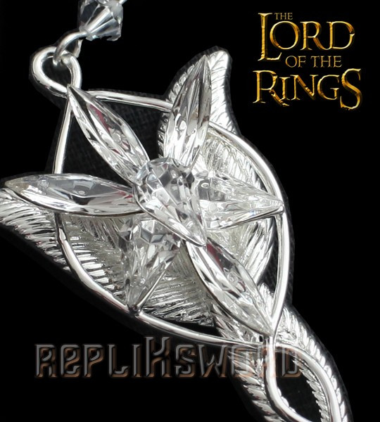 Le Seigneur des Anneaux Pendentif Etoile du Soir de Arwen, Bijoux Noble Collection, NN9837