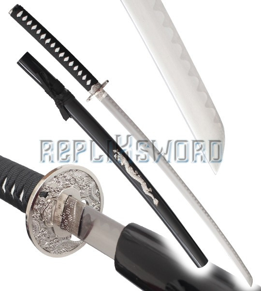 Katana - Dragon Argent Katana - Dragon Argent