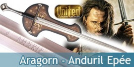 Le Seigneur des Anneaux Epée Anduril Aragorn UC1380
