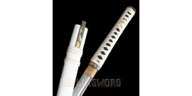 Bushido - Shirasaya Katana Forgé Tomoe Blanc- Maru 1045