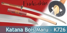 Fudoshin - Katana Forgé Bois Maru - K726