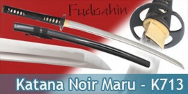 Fudoshin - Katana Forgé Noir Maru - K713