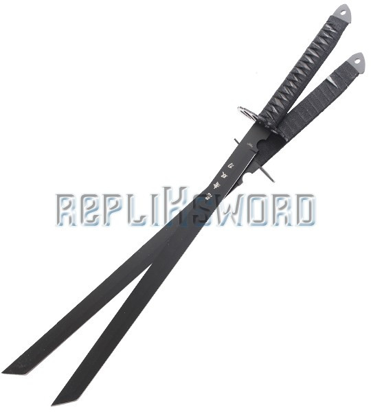 Double Epée Ninja Black - Ninjato 2 en 1