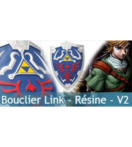 Zelda - Link Bouclier Résine V2