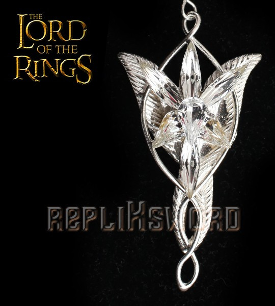 Réplique Bijoux Etoile Du Soir de Arwen en Argen Massif, Le Seigneur des Anneaux Bijoux, NN2895