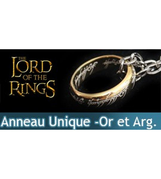 Anneau Unique - Plaqué Or et Argent