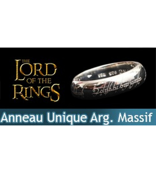 Anneau Unique Argent Massif Bijou