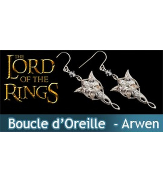 Boucle d'Oreille - Etoile du Soir - Arwen Argent Massif