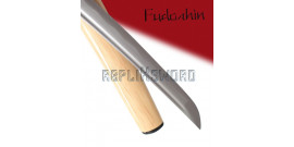 Fudoshin - Shirasaya Forgé Bois Naturel Damas - S51S