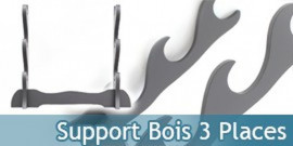 Support bois Katana - 3 places