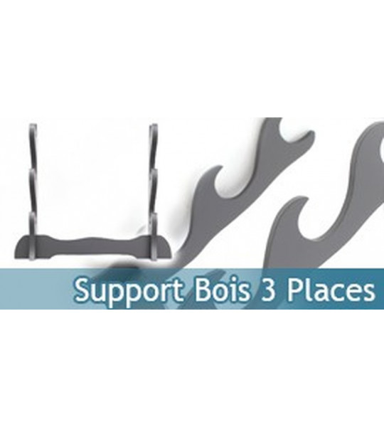 Support bois Katana - 3 places