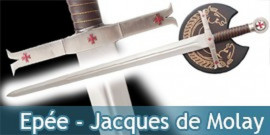 Epée Jacques de Molay / Templier