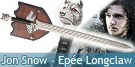 Game Of Thrones Jon Snow Epée Longclaw - Le Trone de fer