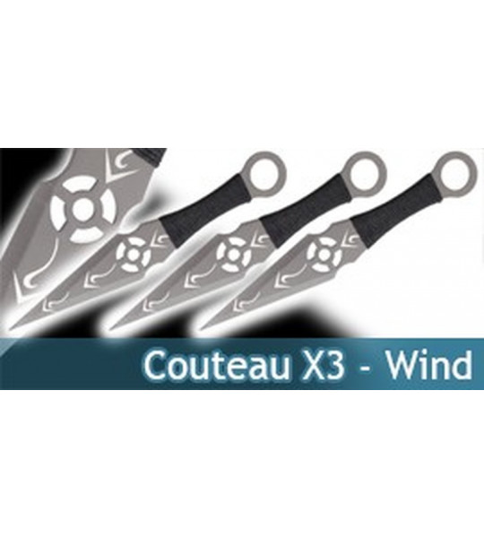 Couteau de Lancer X3 - Wind- TACL04