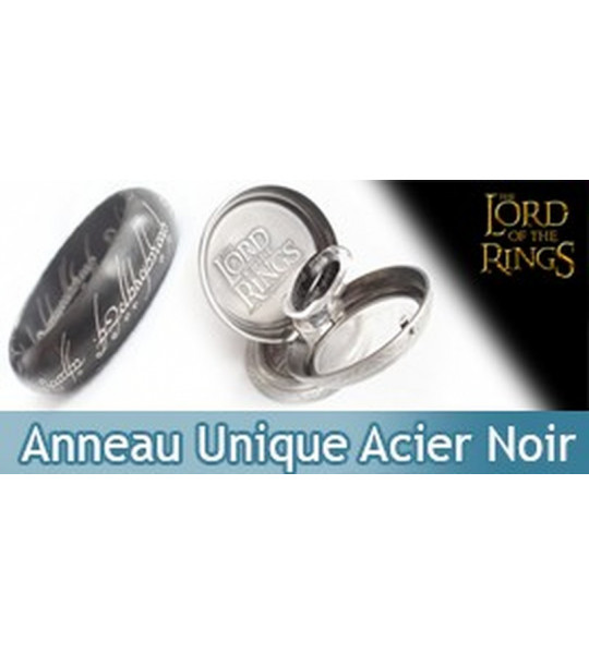 Le Seigneur des Anneaux - Anneau Unique Acier Noir