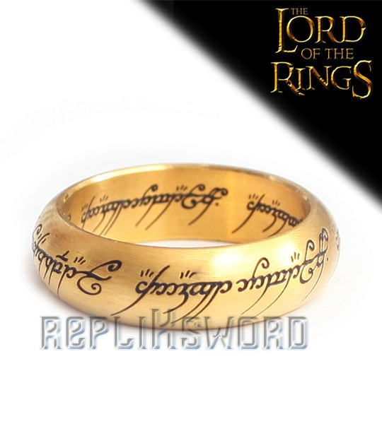 Le Seigneur des Anneaux Bague de Frodon, Anneau Unique Or, NN1315 Repliksword