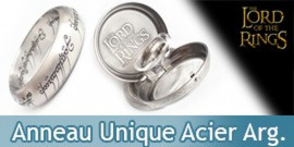 Le Seigneur des Anneaux - Anneau Unique Acier Argent