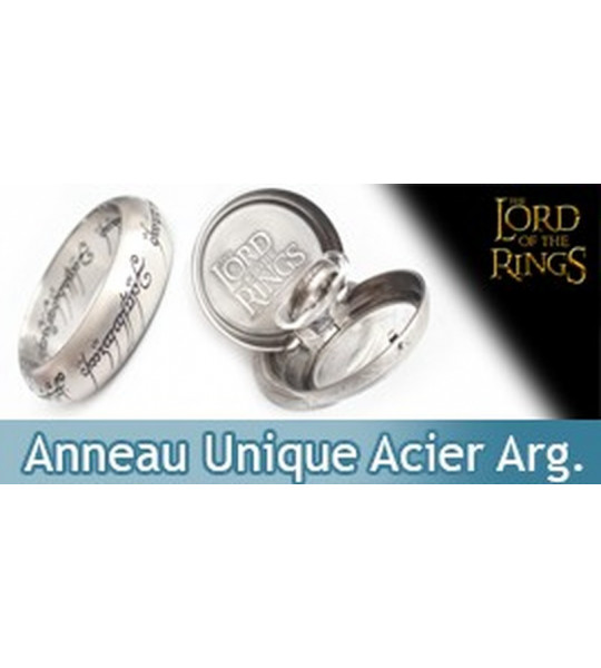 Le Seigneur des Anneaux - Anneau Unique Acier Argent