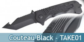 Couteau Tactique Black - TAKE01